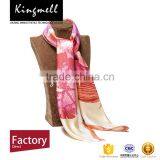 Women's Digital Printing Silk Twill Scarf 100% Silk Scarf thumbnail-1