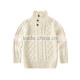 Wholesale Winter Thick Teens Turtle Neck Patches Elbow Sweaters thumbnail-1