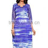 Jute Silk Designer Kurtis/western Kurti Designs/latest Kurti Designs thumbnail-1