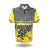 Wholesale Breathable Quick Dry 100%polyester Dye Sublimation Men's Polo Golf Shirts thumbnail-1
