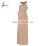Women's Summer Maternity Jersey Maxi Dress, Fashion Maternity Dresses uk thumbnail-4