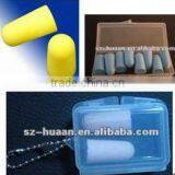 2012 Popular Slow Rebounded PU Foam Ear Plug SNR 30bd Ear Plugs/ear Protection /custom Hearing Protection Ear Plugs thumbnail-1