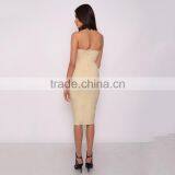 Lace High Neck Midi Dress Party Dress thumbnail-3