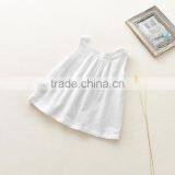 Muslim Fabric Elegant White Dress Hot Selling Products Summer Girl Dresses thumbnail-2