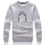 Fashion Round Neck Pullover Custom Wholesale Printing 2016 Thick Warm Fleece Multi-Color Sweatshirt Men