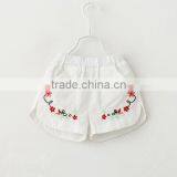 Child Girl Cute Embroider Shorts Summer Kid Short Flower Knited Summer Girl Shorts thumbnail-4