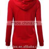 Custom Made Blank Elongated Solid Color Pullover Hoodies thumbnail-4