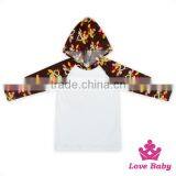 Baby Sweatshirt Wholesale Leopard & White Raglan Hood Soft Touch Baby Hoody Coat thumbnail-5