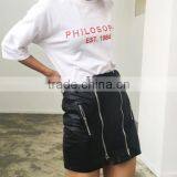 Runwaylover 5082 Sexy Europea Hot Waist Zipper Sexy pu Leather Skirt thumbnail-4