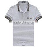 Custom Popular Cheap Soft Men's Stand Collar Cotton Short Sleeve Men T Shirt Camisa Polo Shirts Wholesale thumbnail-1