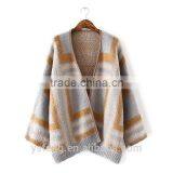 Stylish Wool Knitting Women Sweater Cardigan thumbnail-1