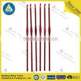 Sewing Accessories Knitting Type Custom Colored Aluminium Crochet Hook