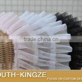 Double Layer Mesh Ruffled Ribbon Trim for Skirt Decoration 5 cm Wide 10 Colors for Choice thumbnail-2