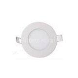 3 Watt Round 90mm Diameter LED Flat Panel Light For Indoor , Recessed Ceiling SMD LED Panel Light