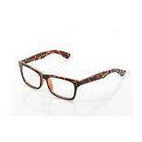 Flexible Plastic Polycarbonate Eyeglass Frames Square Shaped For Presbyopic Glasses thumbnail-1