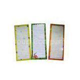 2.75x7 Magnetic List Note Pad for record, reminders, shopping list