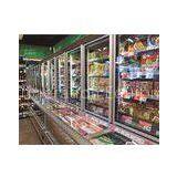 2M Frozen Food Combination Freezer Wall Case With Horizontal Mitsubishi Compressor