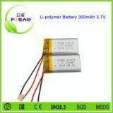3.7V 300mAh Small Rechargeable Lipo Battery thumbnail-2