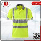 Men Short Sleeve Reflective Safety Polo Shirt thumbnail-1