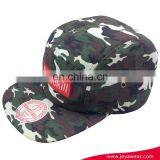 Hot Sell Camo Pattern Military Cap 5 Panel Baseball Cap With Embroidery Patch in Front thumbnail-2