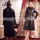 Haining Supplier Womens Real Sheepskin Coats Long Lamb Fur Leather Jackets