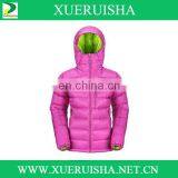 Waterproof and Soft Shell Down Jacket for Woman in Blue Color thumbnail-3