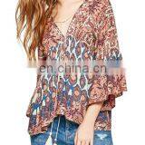 Beautiful Lady Flower Blouse thumbnail-1