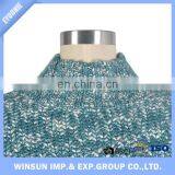 Cyan High O-neck Long Sleeve Women Sweater Tuxedo Design Knitting Fabric thumbnail-3