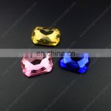 Octagon shape 10*14mm size crystal fancy stone for garment accessories