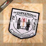 Custom Uniform Logo Woven Badge for School thumbnail-3