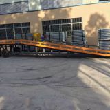 Aluminum Ramps Green Yellow Steel Ramp For Loading Dock
