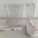 Hi-Q Various Transparent Kids' PVC Rain Boots, Cheap Children Rain Boot,High Quality Kid 100%Transparent Rain Boots thumbnail-4