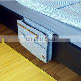 Orange Color Super Quality Hanging Organizer Bag Multi Functional Felt Bedside Storage Caddy thumbnail-2