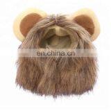 Pet Costume Lion Mane Wig for Dog Cat Halloween Dress Up With Ears thumbnail-3