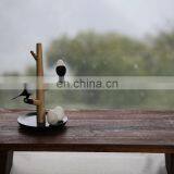 MESUN MA-08 China Bird Lamp Wooden Style Home Decoration LED Night Table Lamp