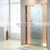 2 Glass Sliding Shower Enclosure 304 Stainless Steel Freestanding Shower Door Room thumbnail-4