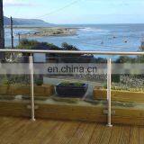 Outdoor Balcony Railing Design Stainless Steel Glass Railing Balustrade Handrail thumbnail-3