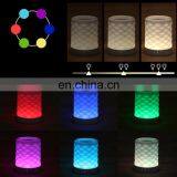 Night Light With Bluetooth Speaker Portable Wireless TF Card Touch Control Color LED Bedside Table Lamp thumbnail-7