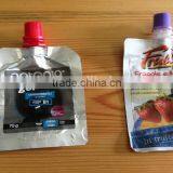 Aluminum Foil Stand up Juice Pouch Bag for Food Liquid Packaging With Top or Corner Spout thumbnail-2