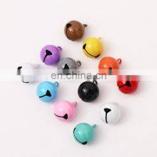50Pcs 12Mm Beautiful Candy Color Cheap Christmas Bells Copper Loose Metal Beads Jingle Bells Christmas Decoration Pendants thumbnail-2