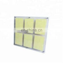 6 Pockets Wall Mounting Type Acrylic Card Display Acrylic Business Card Holder