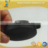 Amber Vitamin Pill Glass Bottle With Lined Black Closure thumbnail-5