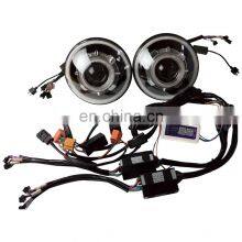 RGB Round 40w Headlamp Led Headlight for Jeep for Wrangler jk thumbnail-1