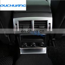 For Jaguar F-Pace f pace X761 2016 2017 Car Accessories Styling ABS Chrome Rear Seat Air Conditioning Outlet Frame Cover