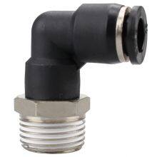 PL Series Plastic Male Pneumatic Push to Connect 90 Degree Elbow Quick Fittings thumbnail-2