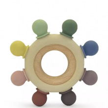 Wholesale Silicone Rudder Teether Rattle Toys By Weiqi thumbnail-3