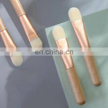 Mask Brushes Long Wooden Handle Facial Mask Brush SmallWooden Handle Soft Mask Brush Customized Logo thumbnail-5