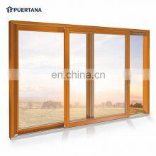 Aluminium Clad Timber Composite Sliding Patio Door Outdoor Exterior Aluminum Wood Sliding Doors External thumbnail-3