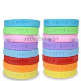 custom silicone rubber cancer bracelets