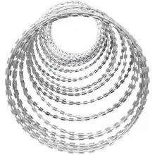 Galvanized Razor Barbed Wire With 500g Zinc Coating for Perimeter Security thumbnail-1